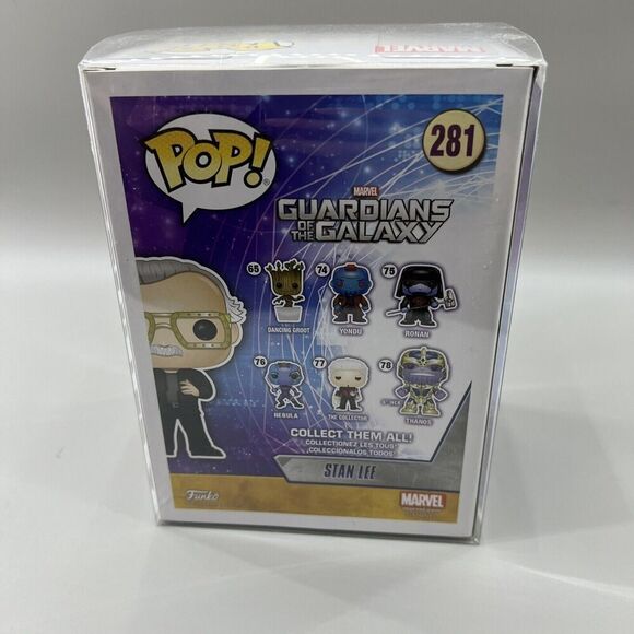 Funko Pop Marvel Stan Lee Glasses #281 Guardians Of The Galaxy Walmart Exclusive - Picture 3 of 7